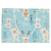 Von den Bären und vom Muster Große Geschenktüte (Rückseite)