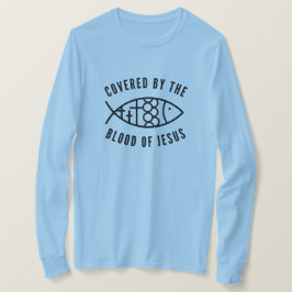 Von den blutunisex-T - Shirt-Lichtfarben bedeckt T-Shirt