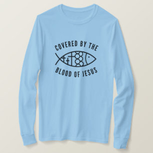 Von den blutunisex-T - Shirt-Lichtfarben bedeckt T-Shirt