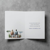 Von den ersten Schritten, jede Reise glücklichen V Karte