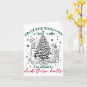 Von den Fenstern bis zu den Wänden bin ich dabei,  Karte (Gelbe Blume)