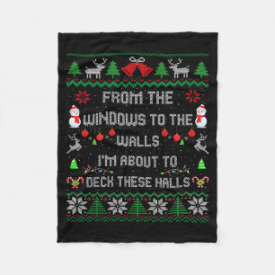 Von den Fenstern bis zu den Wänden diese Hallen mi Fleecedecke