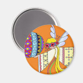 Von den Flügeln einer Engel ukrainischen Volkskuns Magnet (Vorderseite/Rückseite)