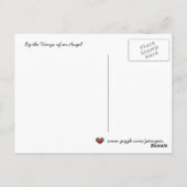 Von den Flügeln einer Engel ukrainischen Volkskuns Postkarte (Rückseite)