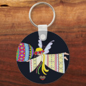 Von den Flügeln einer Engel ukrainischen Volkskuns Schlüsselanhänger (Vorderseite)