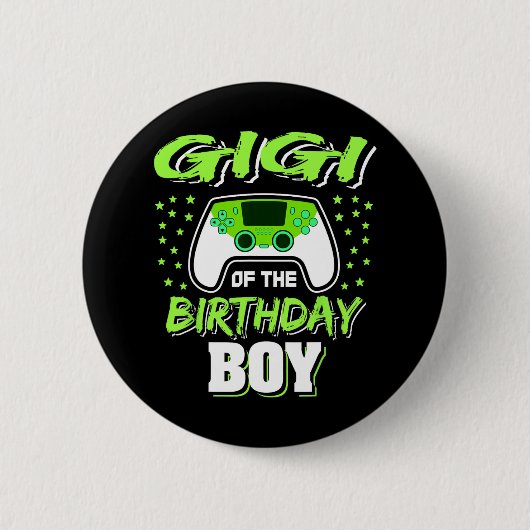 Von den Geburtstagsspieldekorationen Button (Vorderseite)