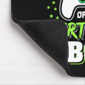 Von den Geburtstagsspieldekorationen Mousepad (Ecke)