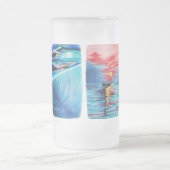 Von den Leuchtturm-Meerjungfrauen Mattglas Bierglas (Mittel)