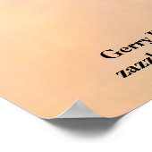 VON DEN MENSCHEN MOTIVIEREND POSTER BEHALTEN (Ecke)