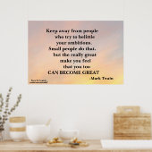 VON DEN MENSCHEN MOTIVIEREND POSTER BEHALTEN (Küche)