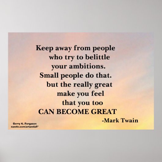 VON DEN MENSCHEN MOTIVIEREND POSTER BEHALTEN (Vorne)