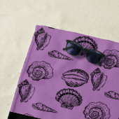 Von den Muscheln Monogrammname Strandtuch (Beispiel)
