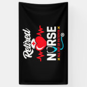 Von den Patienten ermüdete, lustige Krankenversich Banner (Vertikal)