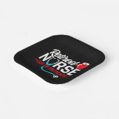 Von den Patienten ermüdete, lustige Krankenversich Pappteller (Gewinkelt)