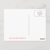 Von den Postkarten des Gartens (Rückseite)