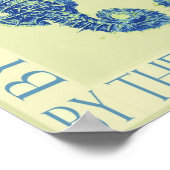 von den schönen, im Meer gelben Seepferden Poster (Ecke)