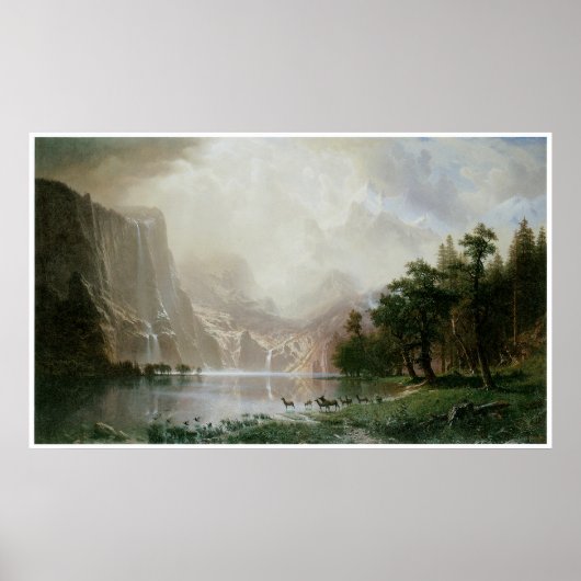 Von den Sierra Nevada Bergen, Kalifornien Poster (Vorne)