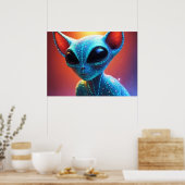 Von den Star People AI-Aliens Poster (Küche)
