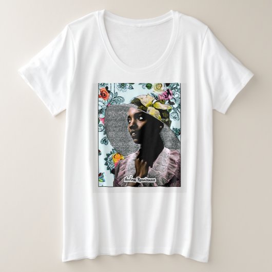 Von den Straßen von Harlem zu Ihrem Kleiderschrank Große Größe T-Shirt (Design vorne)