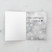 Von den Weihnachtskarten des Hundes - Weihnachtska Dankeskarte (Innenseite)