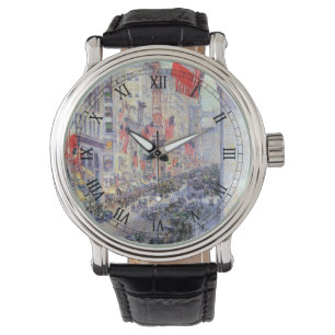 Von der 34th Street, Mai 1917, von Hassam Armbanduhr