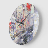 Von der 34th Street, Mai 1917, von Hassam Große Wanduhr (Winkel)