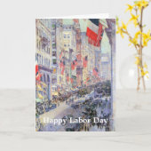 Von der 34th Street, Mai 1917, von Hassam Karte (Gelbe Blume)