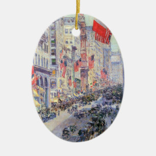 Von der 34th Street, Mai 1917, von Hassam Keramikornament