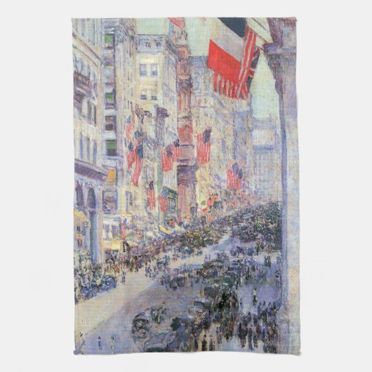 Von der 34th Street, Mai 1917, von Hassam Küchentuch (Vertikal)