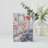 Von der 34th Street, Mai 1917, von Hassam Postkarte (Stehend Vorderseite)