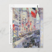 Von der 34th Street, Mai 1917, von Hassam Postkarte (Vorne/Hinten)