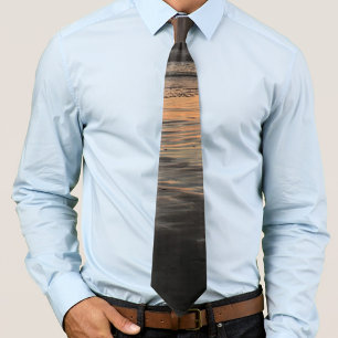 Von der Abenddämmerung bis zum Twilight am Beach F Krawatte