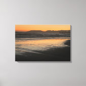 Von der Abenddämmerung bis zum Twilight am Beach F Leinwanddruck (Vorderseite)