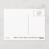 Von Der Ahe Library (CA 1984) Postkarte (Rückseite)