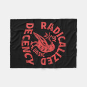 Von der anständigen weiblichen Tätigkeit radikalis Fleecedecke (Vorderseite (Horizontal))