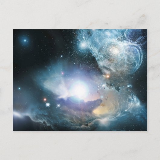 Von der Asche der ersten Sterne Postkarte (Vorderseite)