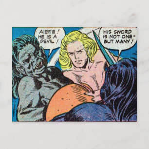 Von der Barbarian Postcard Nr. 3 von 3 Postkarte