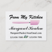 Von der Beach Kitchen - SRF Visitenkarte (Rückseite)