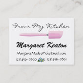 Von der Beach Kitchen - SRF Visitenkarte (Rückseite)