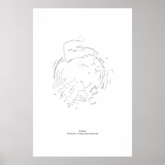 Von der Belegschaft: Prélude, Cello Suite #1 in G  Poster (Vorne)