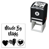 Von der Briefmarke gemacht Permastempel (Beispiel)