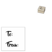 Von der Briefmarke Gummistempel (Stempel)