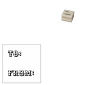 Von der Briefmarke Gummistempel (Stempel)