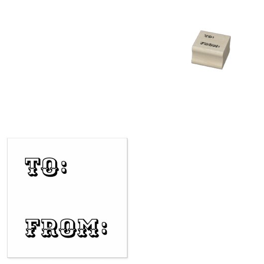 Von der Briefmarke Gummistempel (Stempel)