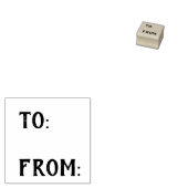 Von der Briefmarke Gummistempel (Stempel)