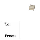 Von der Briefmarke Gummistempel (Stempel)