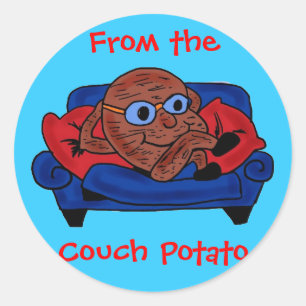 Von der Couch Potato Aufkleber