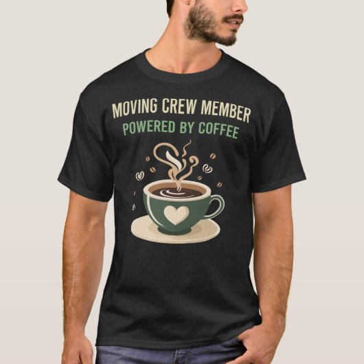 Von der Crew für den Kaffeewechsel T-Shirt (Vorderseite)