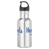 Von der diese Wurzel-Wasser-Flasche Edelstahlflasche (Rückseite)