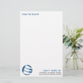 "Von der Ecke der"Chiropraktik Briefpapier (Stehend Vorderseite)